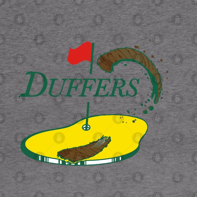 Duffers Funny Golf Fan Graphic Design by darklordpug